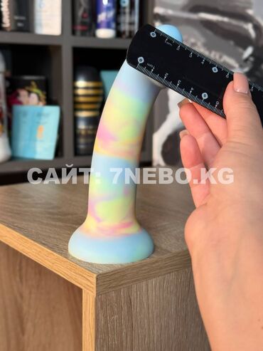 Товары для взрослых: Нежный голубой градиентный реалистичный дилдо с присоской «G-зона» - — 13