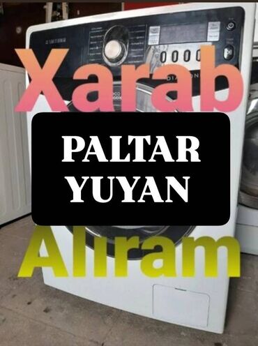 gödekçə: Xarab paltaryuyan alırıq