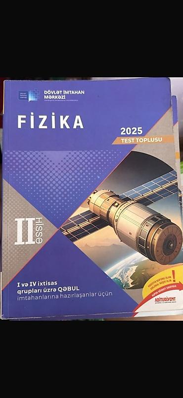 mekteb çanta: Məhsul: Fizika 2025 – Test Toplusu (II hissə) Xüsusiyyətlər: - — 1