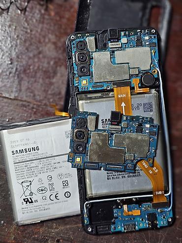 usb data modem: Samsung A50 2 eded plata. batareya. tam orginal ustden cixma ekranlari — 1