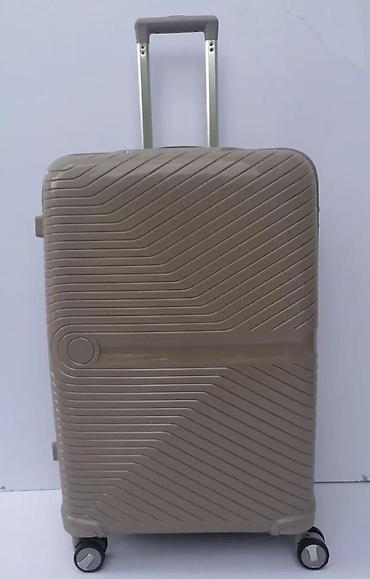 Putni koferi i torbe: Komplet kofera – 3 veličine, bež boja - Materijal: tvrda školjka — 9