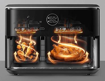 аэрогриль ксяоми: Аэрофритюрница Xiaomi Dual Zone Air Fryer 10L — мощная модель (2700 — 4