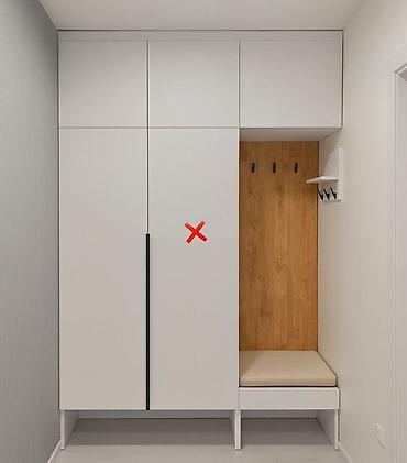 dolablar ucuz: Məhsul: Dəhliz üçün çoxfunksiyalı qarderob-modul - Minimalist dizayn — 1