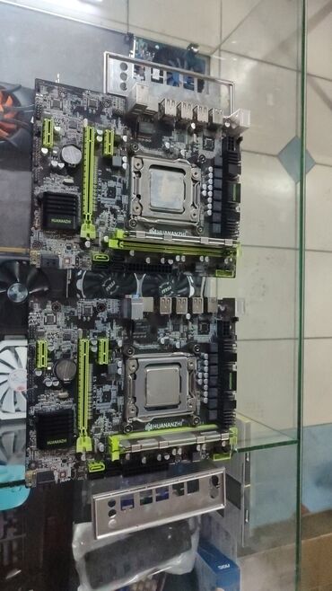 процессоры socket 2011: Материнская плата, Б/у, Huananzhi, LGA2011, Для ПК