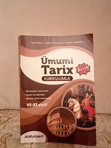 10 umumi tarix: Ümumi Tarix kitabı yenidir. 1 il istifadə edilib. İçi təmizdir