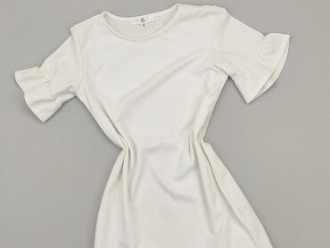 sukienki biała wieczorowa: Sukienka, S, stan - Dobry