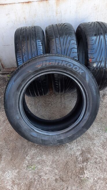 шины hankook: Шины 225 / 55 / R 16, Лето, Б/у, Комплект, Легковые, Корея, Hankook