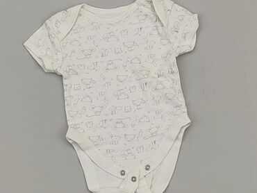 białe body niemowlęce z falbanką: Body, Primark, 0-3 months, 
condition - Very good