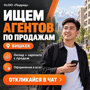 вакансии агент: Агент по продажам — Бишкек Умеешь находить общий язык с людьми? — 1