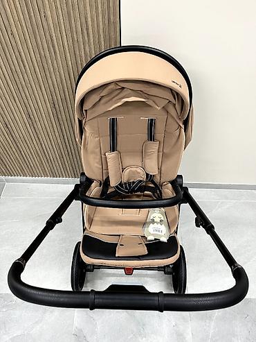 900: Детская прогулочная коляска Ining Baby Z1 PRO (Beige / Crosslight) — — 4