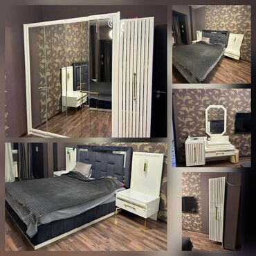Salon, tibbi kreslolar: *1900₼ YATAQ mebeli :-TƏCİLİ SATILIR*‼️ Bazalıdır dolab 2.69 taxt 1.83