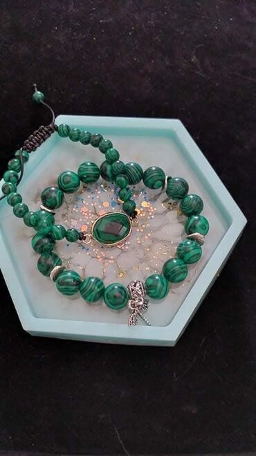 Bijuteriya dəstləri: Bəzək əşyaları dəsti - Bənövşəyi yaquta bənzər daşlardan düzəldilmiş — 3