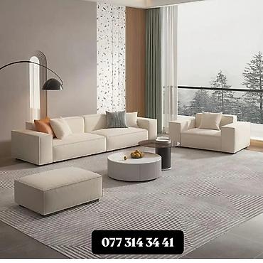 Ev və bağ: Müasir dizaynlı qonaq otağı mebel dəsti - Minimalist və eleqant — 2