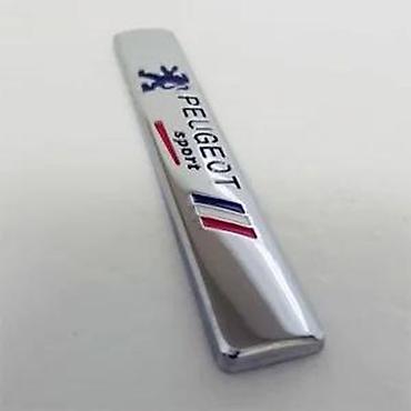 car odzaci: Pezo sport metalni znak. Samolepljiv metalni znak Peugeot Sport. ✨ — 9