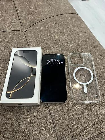 ipad pro m5: IPhone 16 Pro, 256 GB, Gümüşü, Face ID — 2