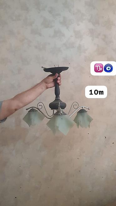 guldan sekilleri: Çılçıraq, 3 lampa, Metal — 1
