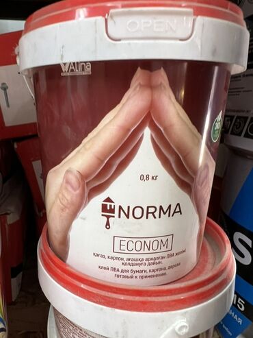 l o c многофункциональное чистящее средство: Клей ПВА «Норма Эконом» в ведре 0,8 кг. Подходит для склеивания