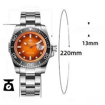 Ručni satovi: ADDIESDIVE AD2089 - 41mm - Crna Potpuno nov muški sat ADDIESDIVE — 12