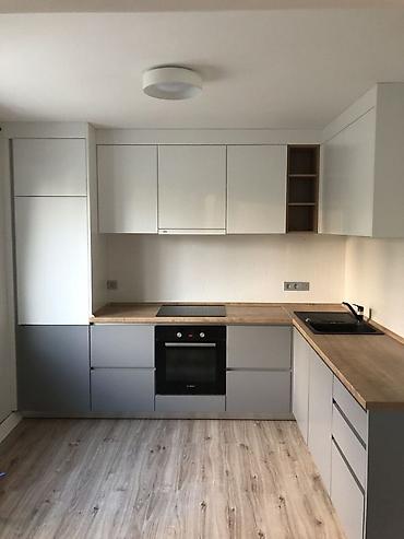 Кухонные гарнитуры: Кухонный гарнитур, Новый, цвет - Серый, ДСП, Бесплатная доставка — 36