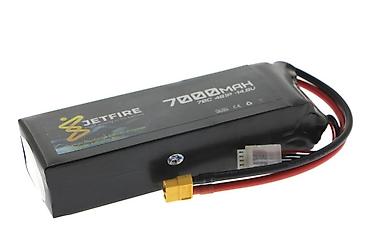 batareyanı: JetFire 14.8V 7000mAh 70C Li-Po 4S Batareya Yüksək axınlı tətbiqlər — 2