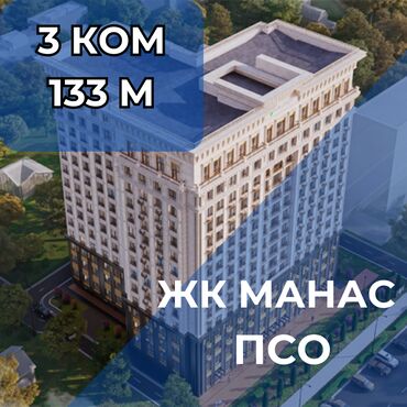 земля на продажу: 3 комнаты, 132 м², Элитка, 5 этаж