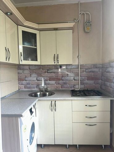 аренда дома ак орго: 1 комната, 35 м², 105 серия, 1 этаж, Евроремонт