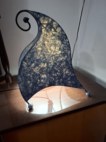 jeftine zavese na metar: Table lamp, color - Blue, New