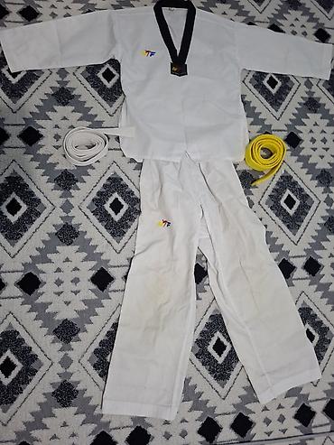 костюмы для танца: Кимоно (добок) для тхэквондо WTF Комплектация: - куртка с чёрным — 2