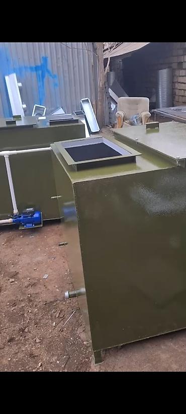 Сантехнические работы: Sənaye tipli yağ tutucu (grease trap) və tüstü boğucu filtrləmə - — 3