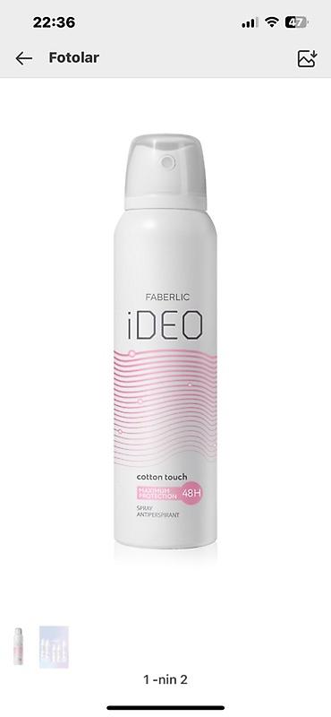 20: Faberlic iDEO “Cotton Touch” antiperspirant/dezodorant seriyası - — 2