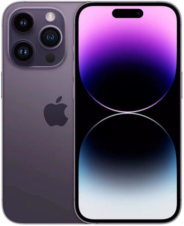 ucuz akumulator: IPhone 14 Pro, 256 ГБ, Deep Purple, Face ID