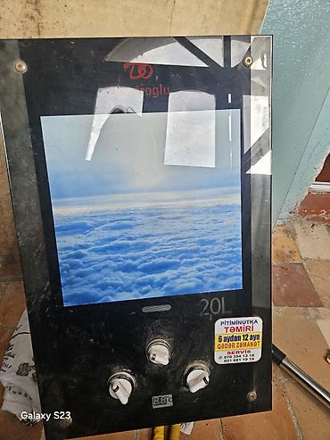 generator tap.az: Qazla işləyən divar tipli su qızdırıcısı (20L) - Brend: Üst hissədə — 1