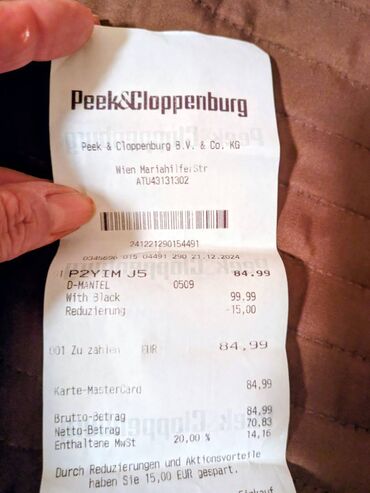 Zimske jakne: Prodajem novu zimsku jaknu – WithBlack Teget, duga, sa kapuljačom — 5