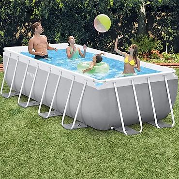 lidl bastenski program: Porodični bazen za dvorište Intex Prism Frame 4 × 2 × 1 m (šifra — 2