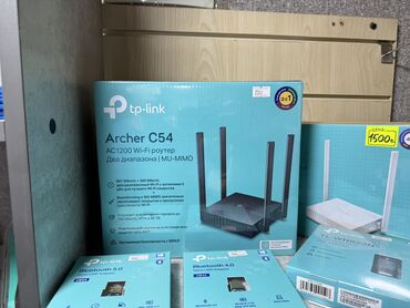 Модемы и сетевое оборудование: Wi-Fi роутер TP-Link Archer C54. Новый, запечатанный