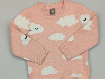 sweterek dla dziecka na szydełku: Sweater, Little kids, 3-4 years, 98-104 cm, condition - Good