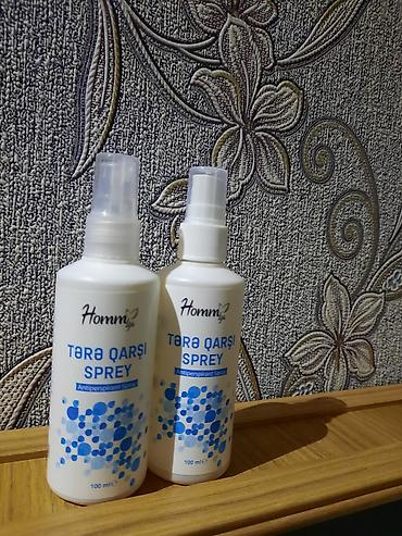 Hommye Tər Qarsı Sprey – Antiperspirant - Məhsul növü: sprey tipli