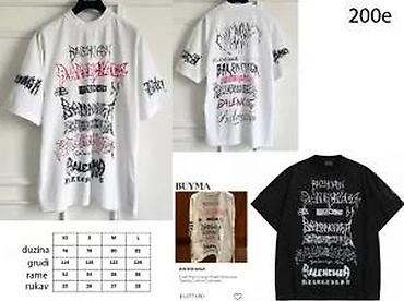 Majice: Men's T-shirt Balenciaga, bоја - Siva — 15