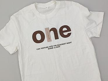 białe t shirty basic: One, T-shirt damski, rozmiar XL — 1