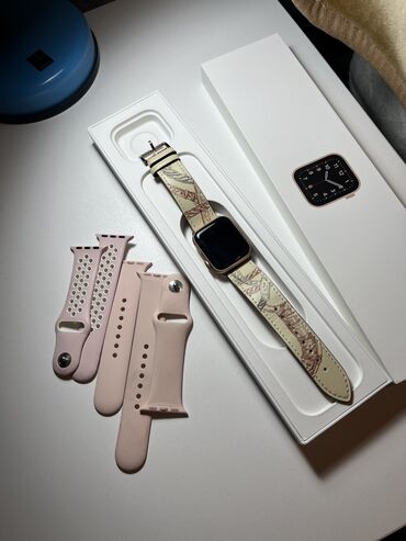 apple watch 7 41: İşlənmiş, Smart saat, Apple, Sensor ekran, rəng - Çəhrayı