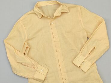 sinsay bluzki z długim rękawem: Koszula 14 lat, stan - Bardzo dobry, wzór - Jednolity kolor, kolor - Pomarańczowy