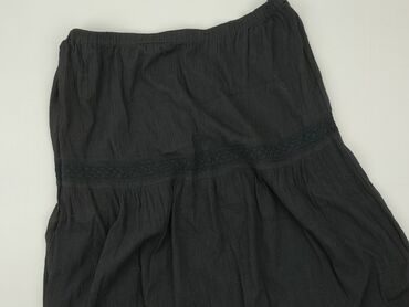 długie czarne spódnice z rozcięciem: 2XL (EU 44), condition - Very good