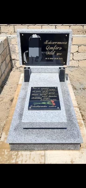 Başqa xidmətlər: Ț/Qəbir daşlarının düzəldilməsi.çatdırılıb queaşdıfılması — 12