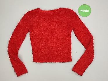 czerwony sweter: Bershka, Sweter damski, rozmiar XS — 3