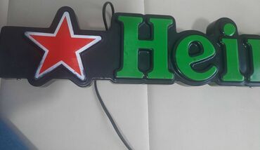Ostali predmeti za umetnost i kolekcionarstvo: Svetleca reklama HeInEkEn Ispravna reklama poznatog brenda. Poseduje — 6