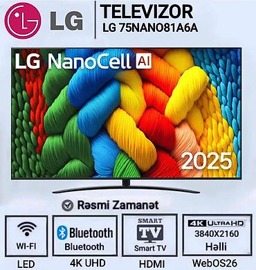 lg qned: LG Smart TV-lər – 4K UHD, AI və WebOS26 Modellər: - LG 55NU850B6LA – — 8