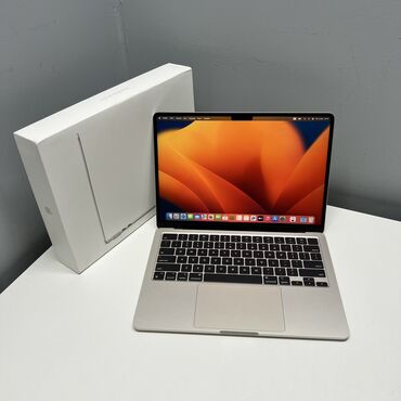 Ноутбуки и нетбуки: Ультрабук, Apple, 8 ГБ ОЗУ, Apple M2, 13.5 ", Б/у, Для работы, учебы, память SSD