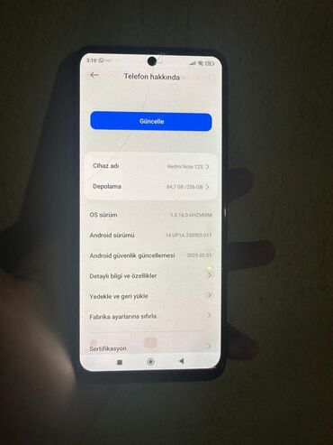 xiaomi redmi note 13 qiymeti: Xiaomi 12S, 256 GB, rəng - Boz, 
 Sensor, Barmaq izi, Simsiz şarj