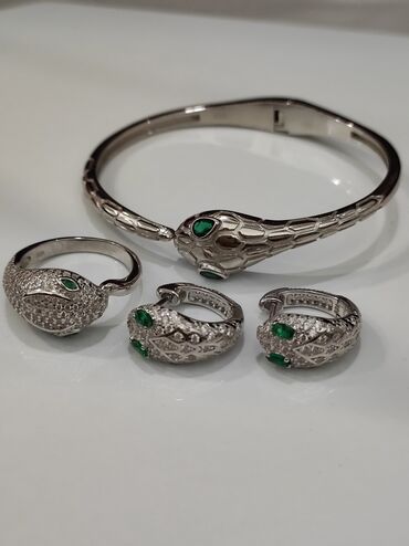 Серебряные наборы украшений: Набор украшений, Проба 925, Женские, Новый — 3