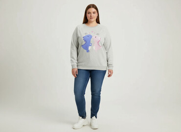 bluzy z pusheenem: Women`s sweatshirt, size XL